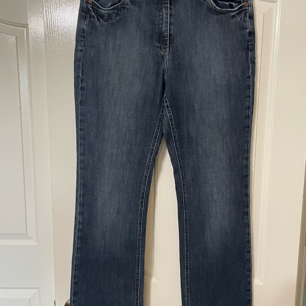 Faconnable Blue Straight Leg Jeans Classic Style